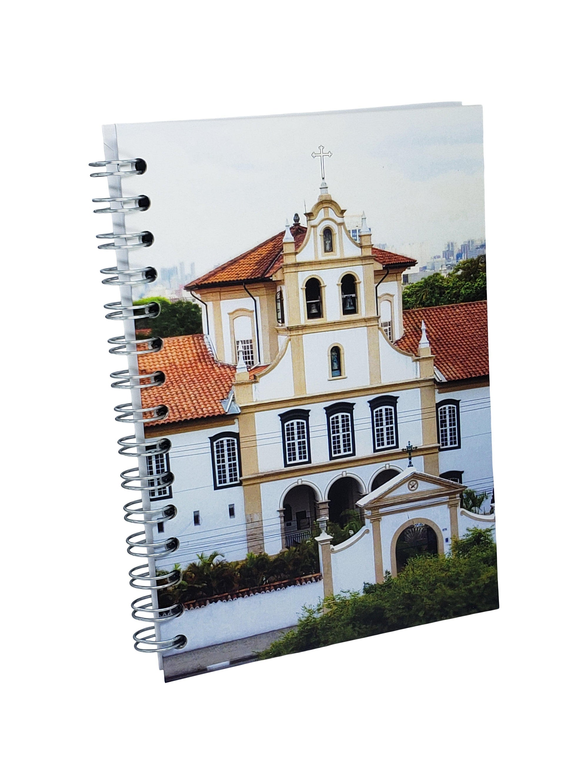 Caderno Pequeno Marfim Com Pauta Aquarela Mosteiro da Luz-TerraCotta Arte Sacra
