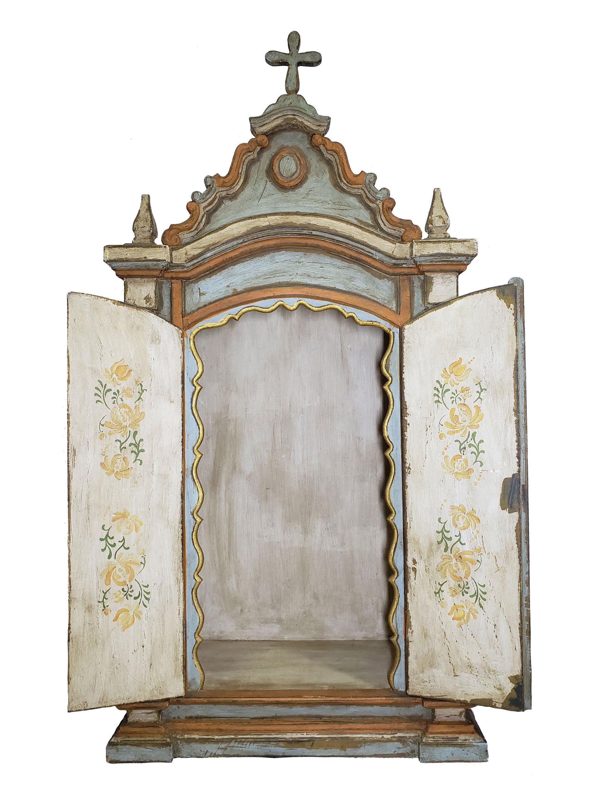 Capela de Madeira Estilo Barroco 140 cm-TerraCotta Arte Sacra