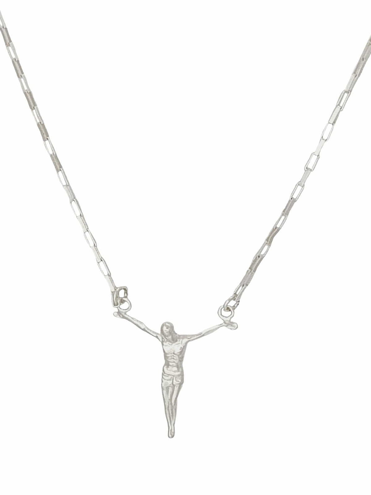 Colar Crucifixo de Prata de Lei 925-TerraCotta Arte Sacra