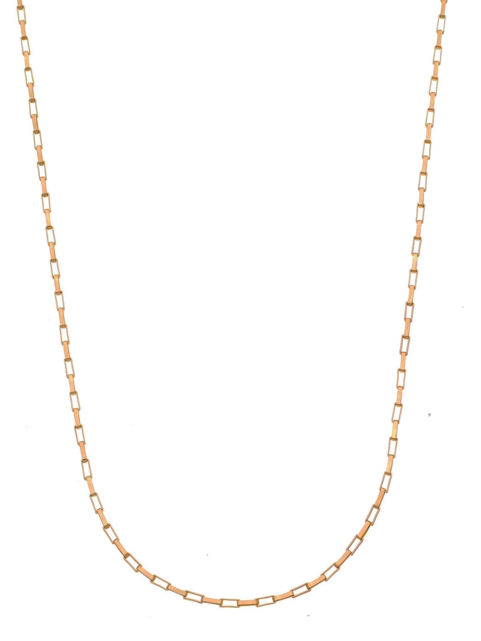 Corrente Cartier Fio 1,5 mm Prata de Lei 925 com Banho de Ouro 18 k-TerraCotta Arte Sacra