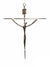Crucifixo de Aço Galvanizado Prata 32 cm-TerraCotta Arte Sacra