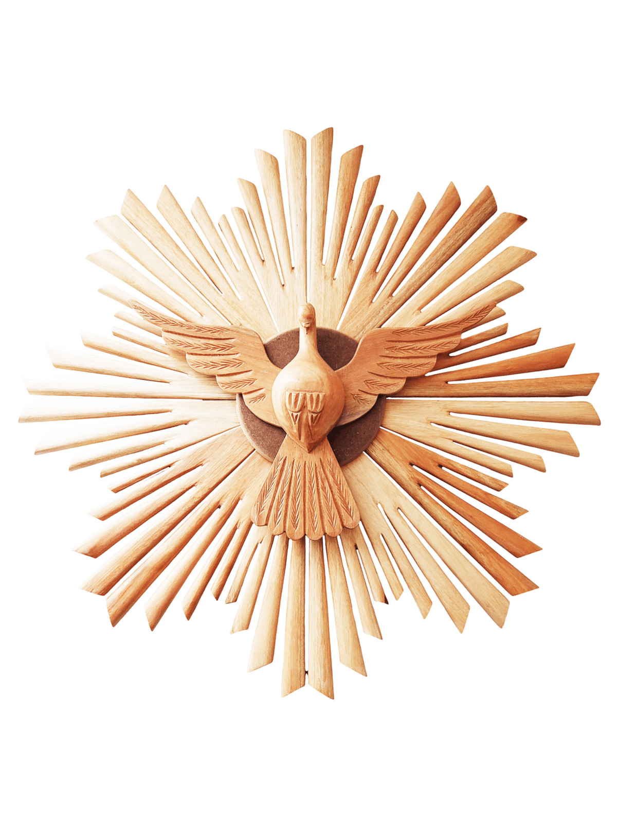 Divino Espírito Santo de Madeira com 93 cm-TerraCotta Arte Sacra