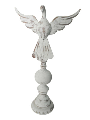 Divino Espírito Santo em Madeira com Base de 49 cm-TerraCotta Arte Sacra