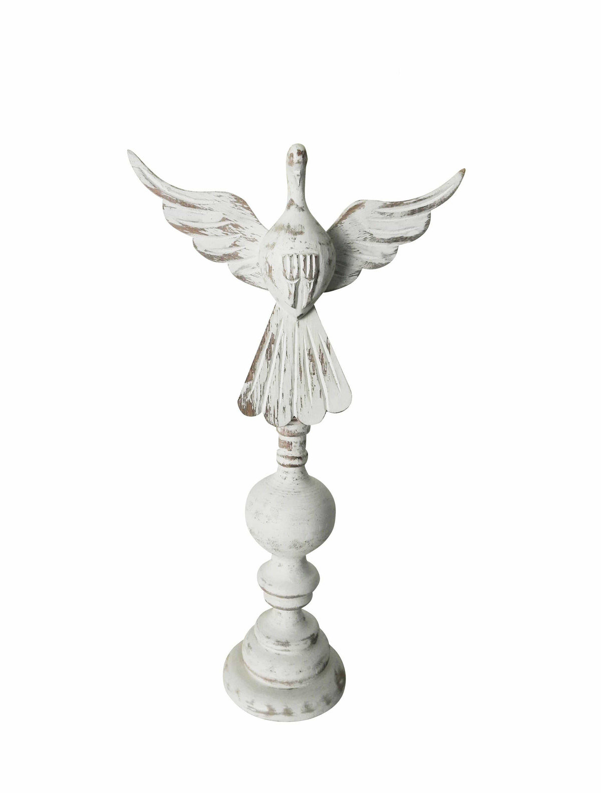 Divino Espírito Santo em Madeira com Base de 49 cm-TerraCotta Arte Sacra