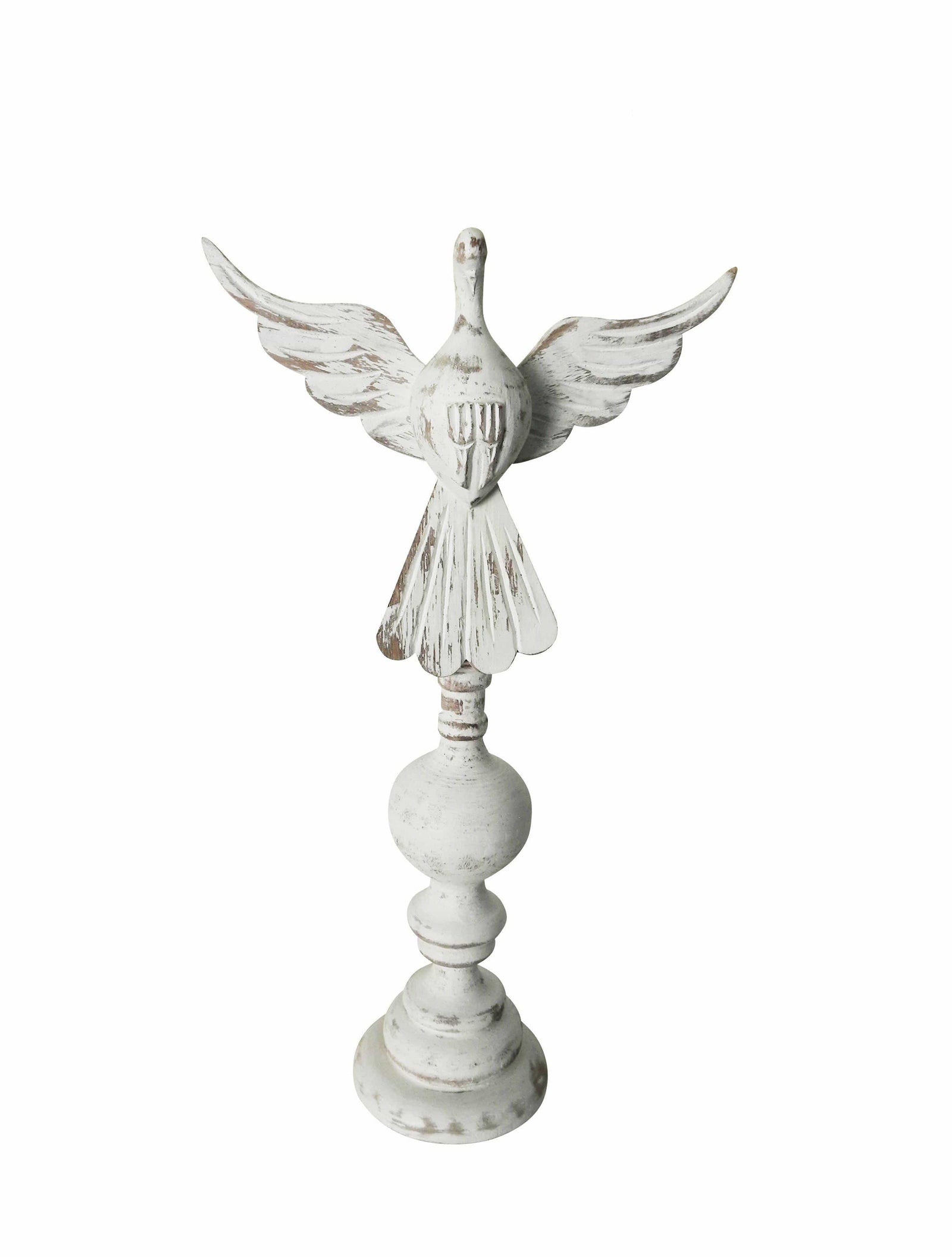 Divino Espírito Santo em Madeira com Base de 49 cm-TerraCotta Arte Sacra