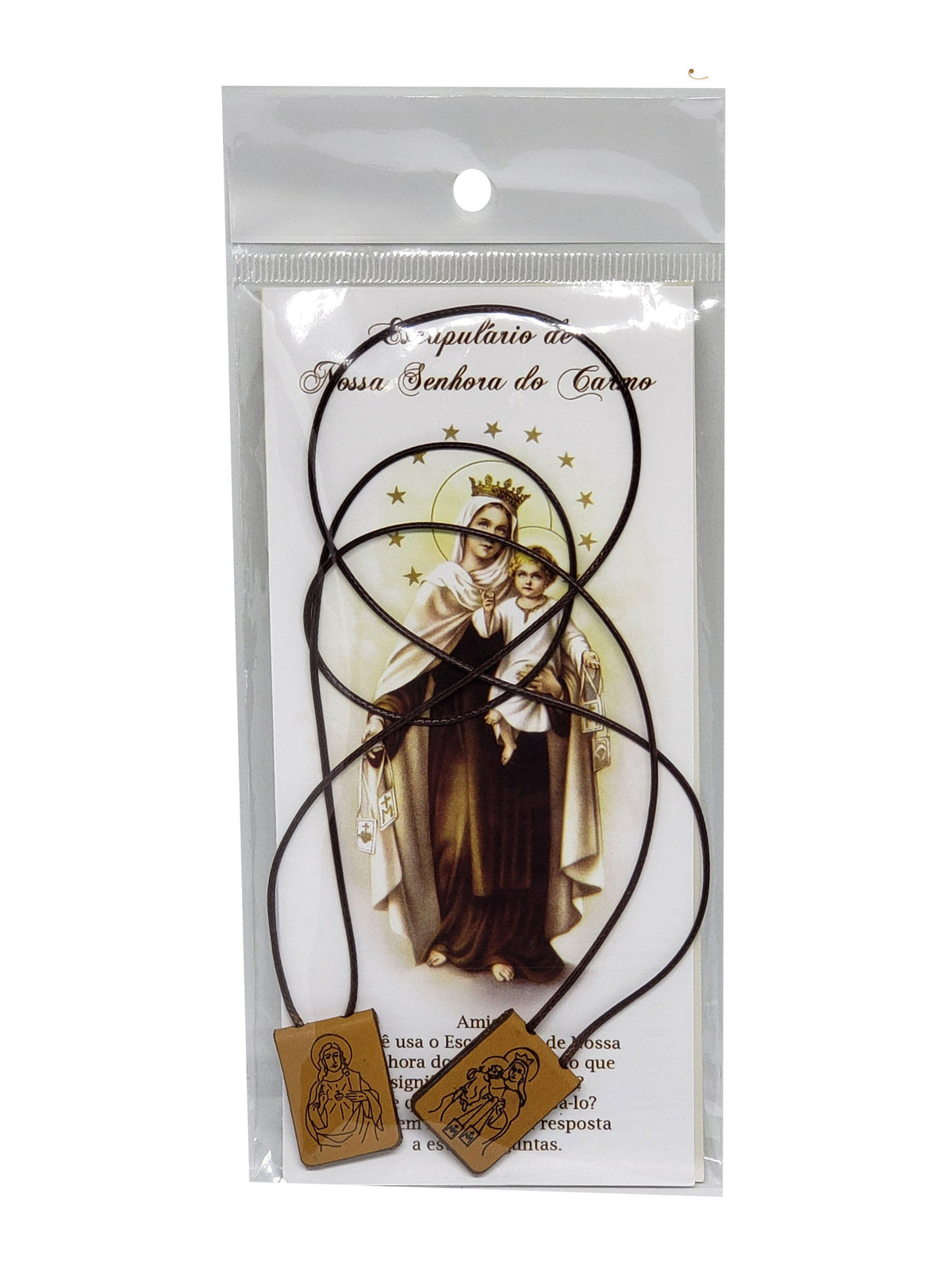 Escapulário de Couro-TerraCotta Arte Sacra