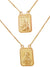 Escapulário de Prata 925 com Banho de Ouro 18 K-TerraCotta Arte Sacra