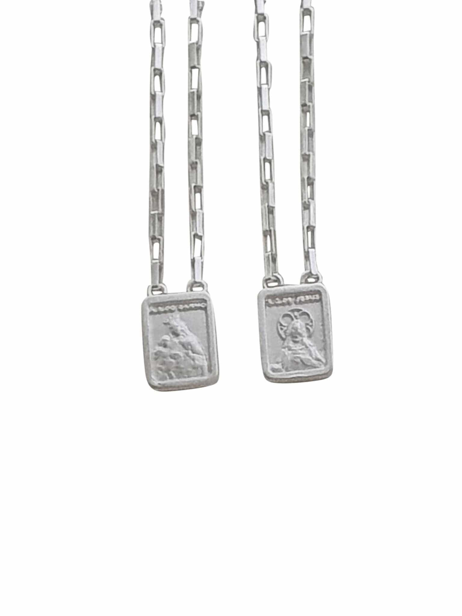 Escapulário de Prata de Lei 925 Mini Cartier-TerraCotta Arte Sacra