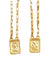 Escapulário de Prata de Lei 925 com Banho de Ouro Mini Cartier-TerraCotta Arte Sacra