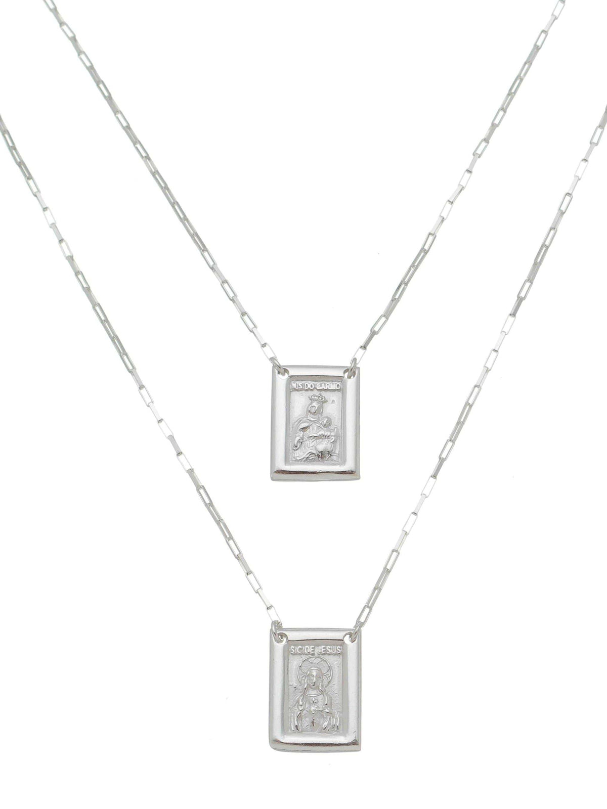 Escapulário de Prata de Lei 925-TerraCotta Arte Sacra