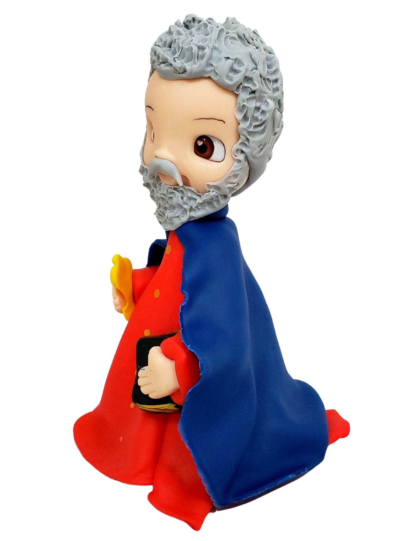 Imagem Infantil de São Pedro em Biscuit 13 cm-TerraCotta Arte Sacra