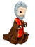 Imagem Infantil do Padre Pio em Biscuit 13 cm-TerraCotta Arte Sacra