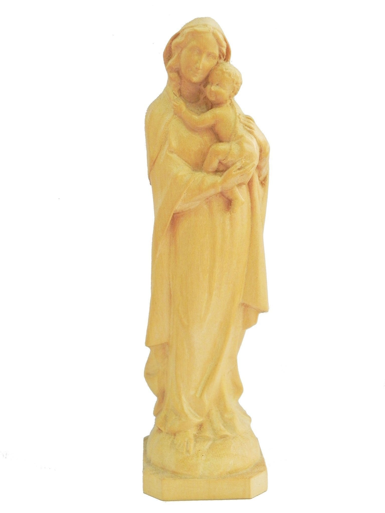 Imagem Madona Clássica em Madeira 19 cm-TerraCotta Arte Sacra