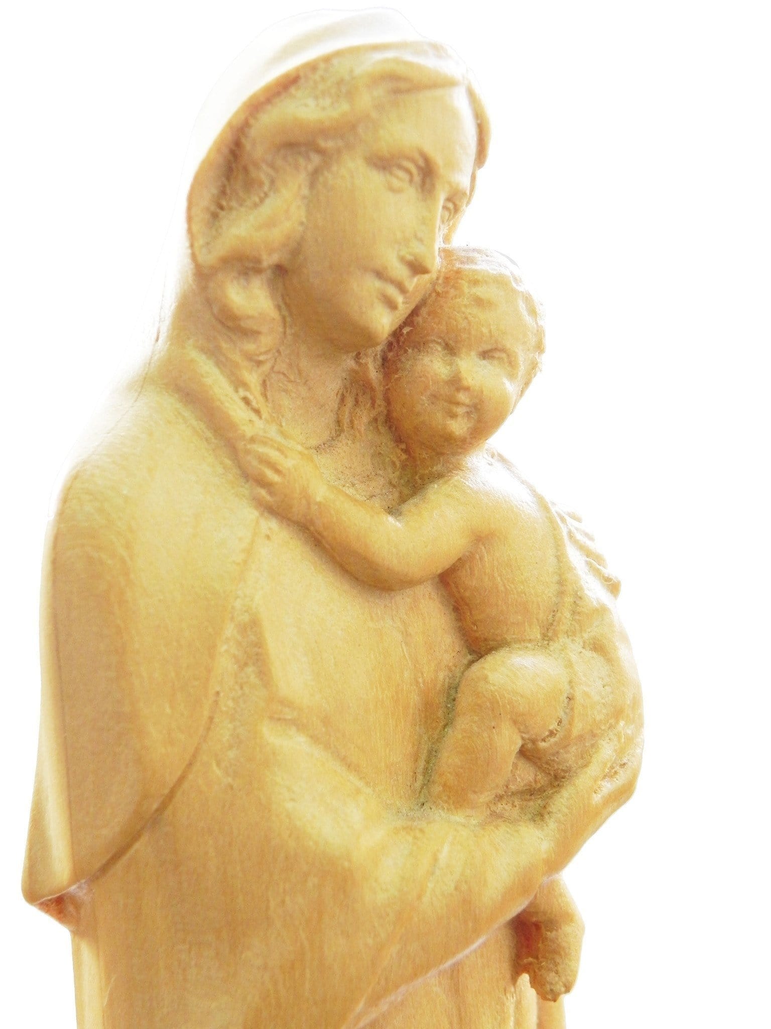 Imagem Madona Clássica em Madeira 19 cm-TerraCotta Arte Sacra