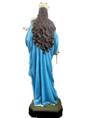 Imagem Nossa Senhora Auxiliadora com Olhos de Vidro 105 cm-TerraCotta Arte Sacra