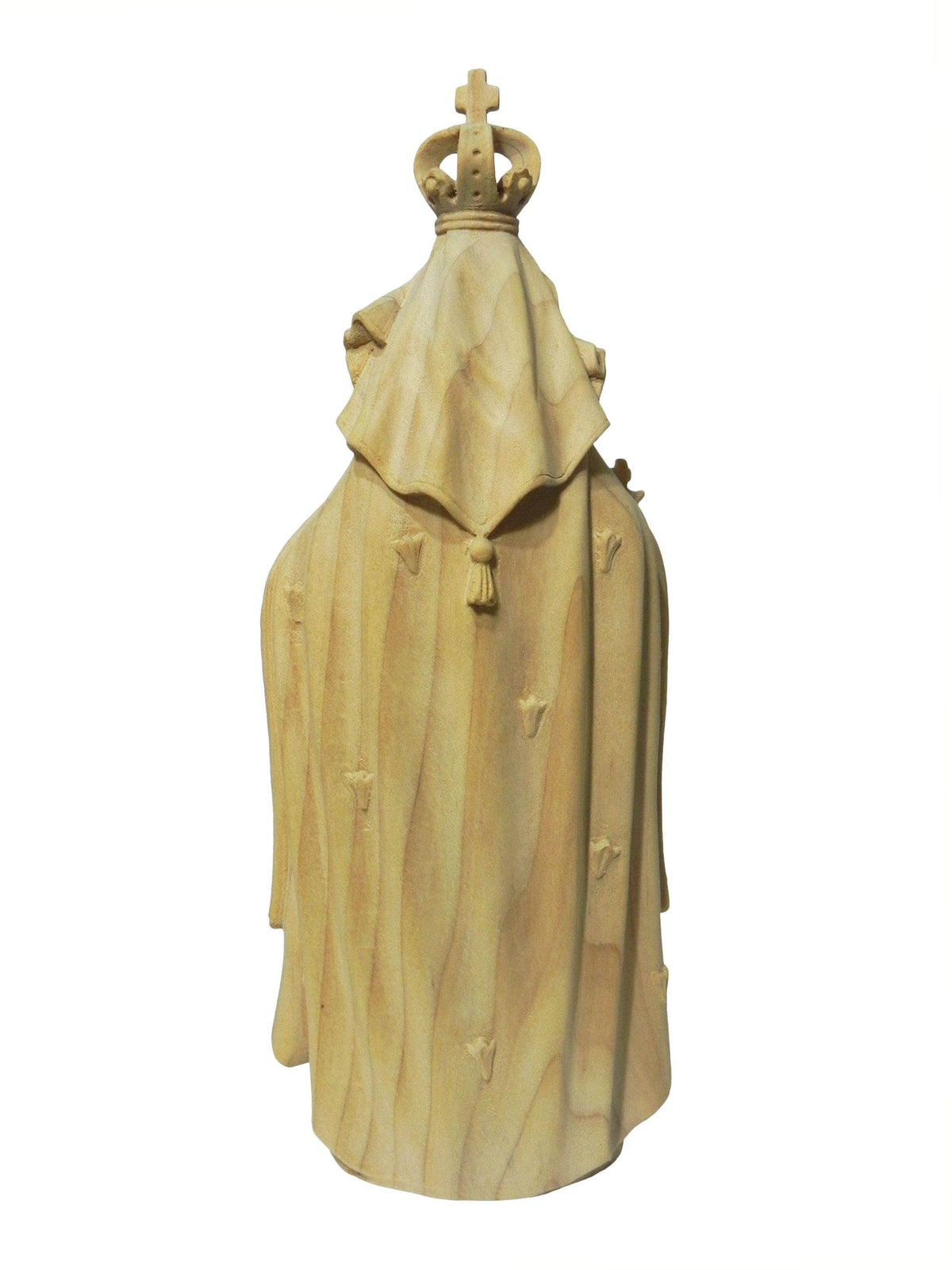 Imagem Nossa Senhora Rainha de Madeira Natural 30 cm-TerraCotta Arte Sacra