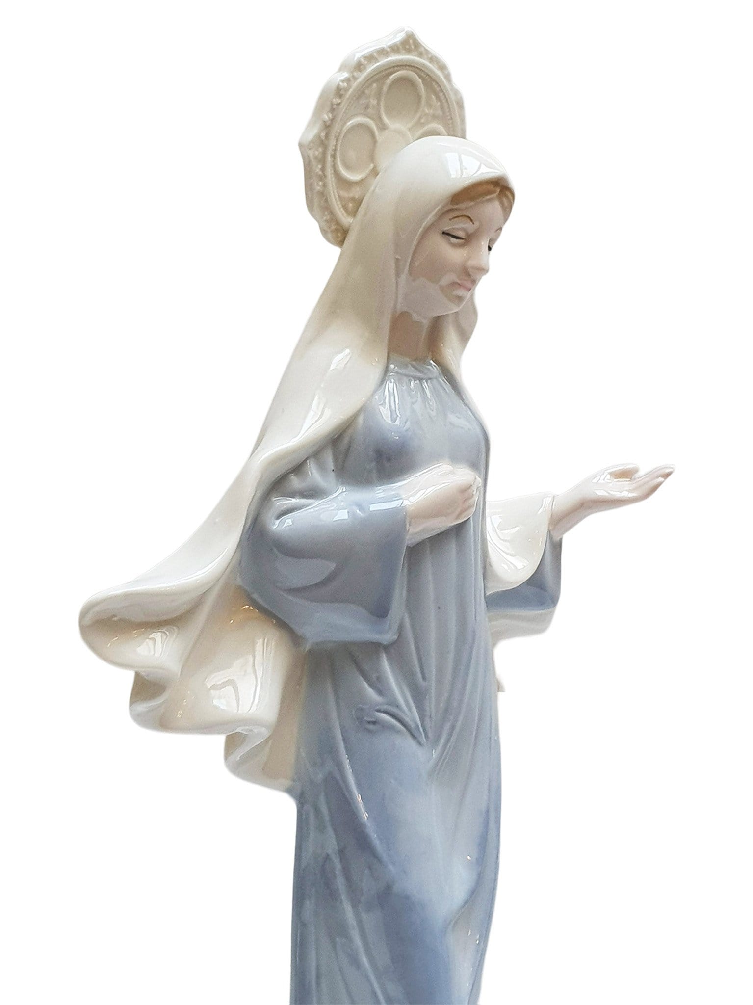 Imagem Nossa Senhora da Paz de Medjugorje em Porcelana 30 cm-TerraCotta Arte Sacra