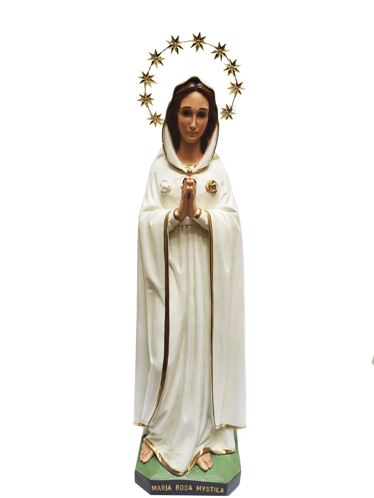 Imagem Nossa Senhora da Rosa Mística 52 cm-TerraCotta Arte Sacra