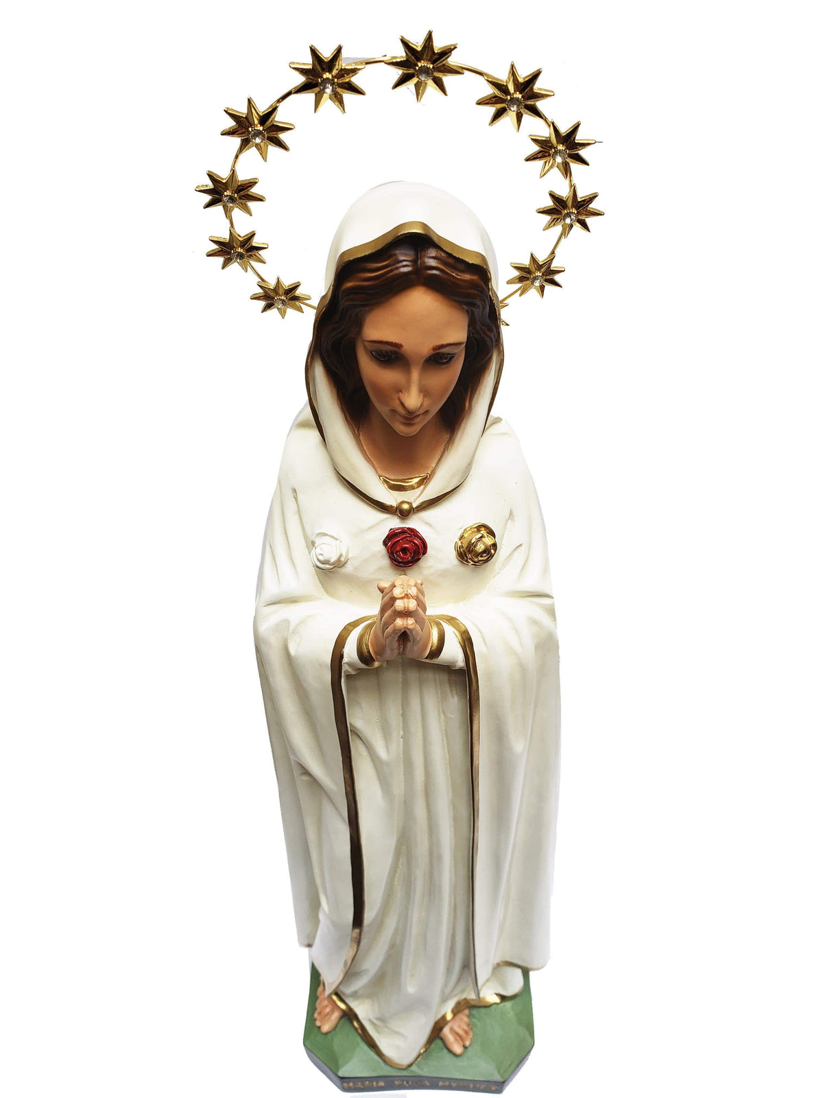 Imagem Nossa Senhora da Rosa Mística 52 cm-TerraCotta Arte Sacra