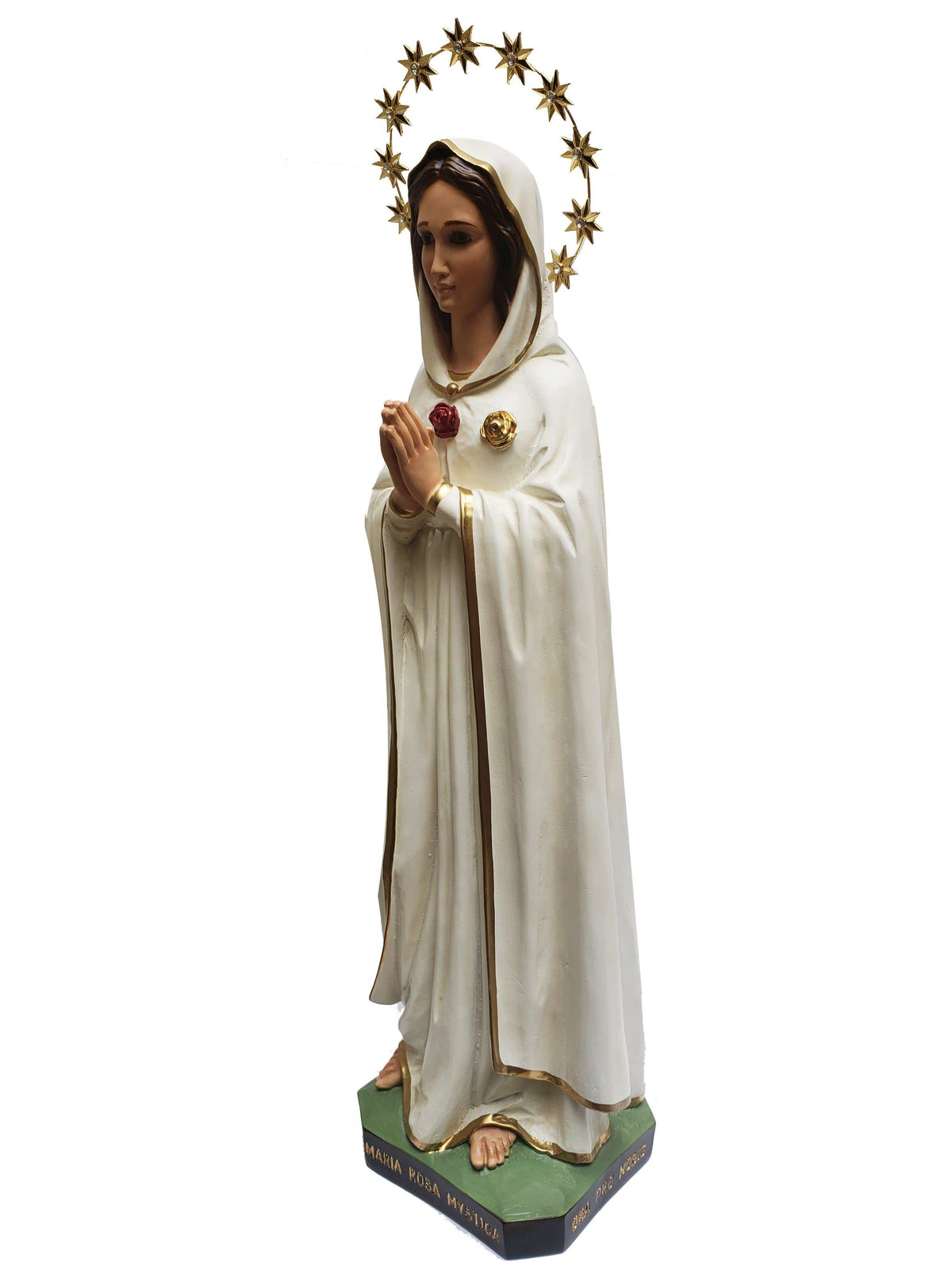 Imagem Nossa Senhora da Rosa Mística 52 cm-TerraCotta Arte Sacra