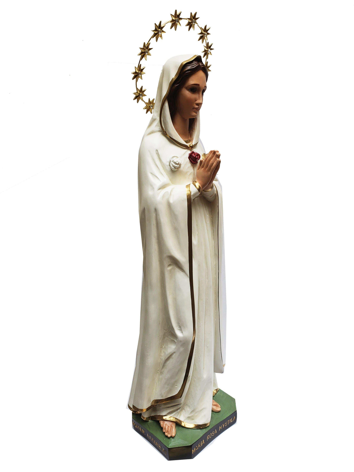 Imagem Nossa Senhora da Rosa Mística 52 cm-TerraCotta Arte Sacra