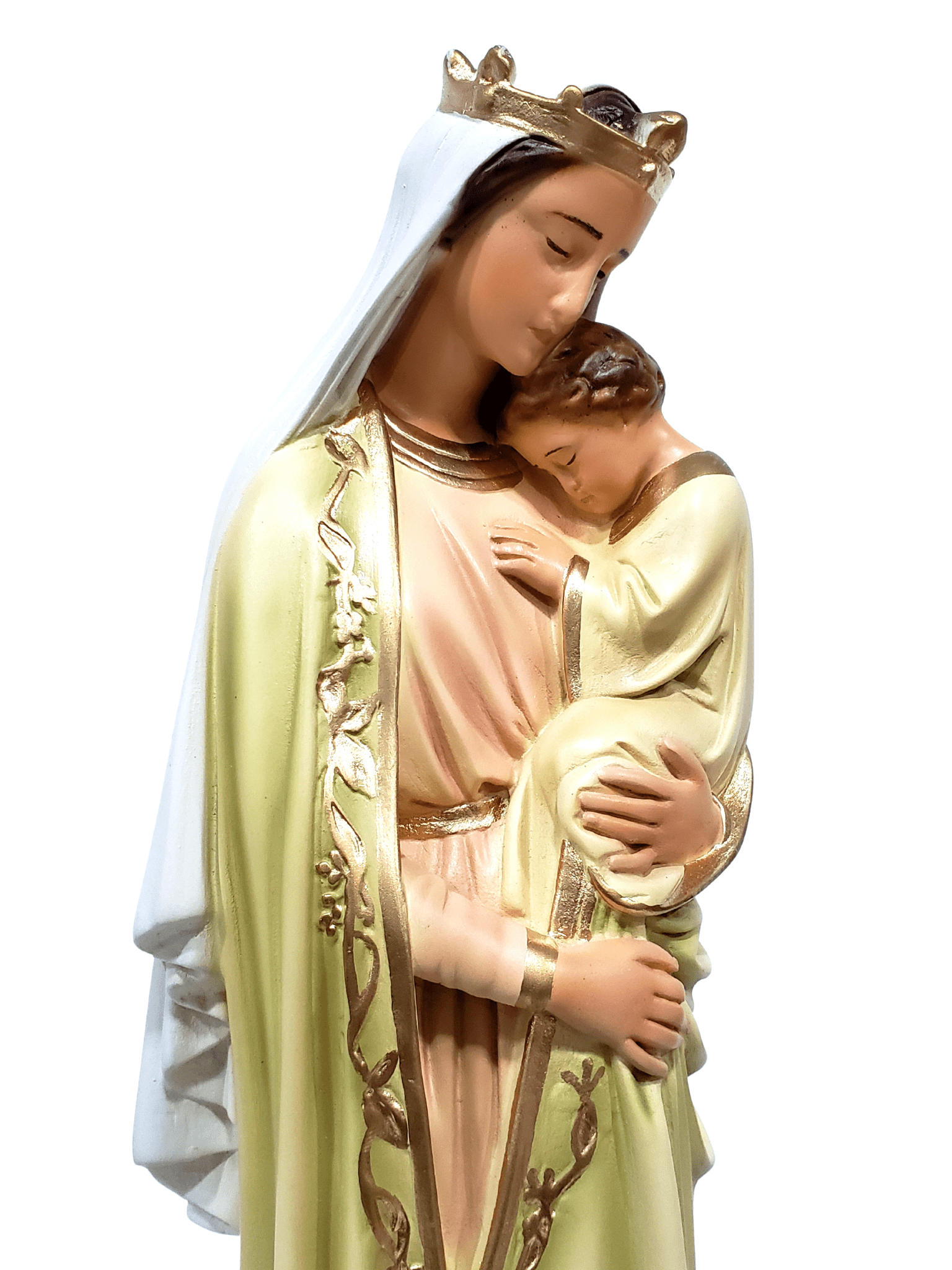 Imagem Nossa Senhora da Sabedoria de Pó de Mármore-TerraCotta Arte Sacra