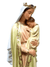 Imagem Nossa Senhora da Sabedoria de Pó de Mármore-TerraCotta Arte Sacra