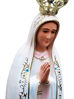 Imagem Nossa Senhora de Fátima 1 Metro-TerraCotta Arte Sacra