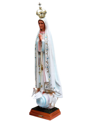 Imagem Nossa Senhora de Fátima 1 Metro-TerraCotta Arte Sacra
