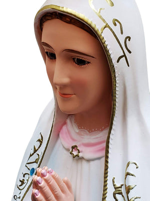 Imagem Nossa Senhora de Fátima 1 Metro-TerraCotta Arte Sacra