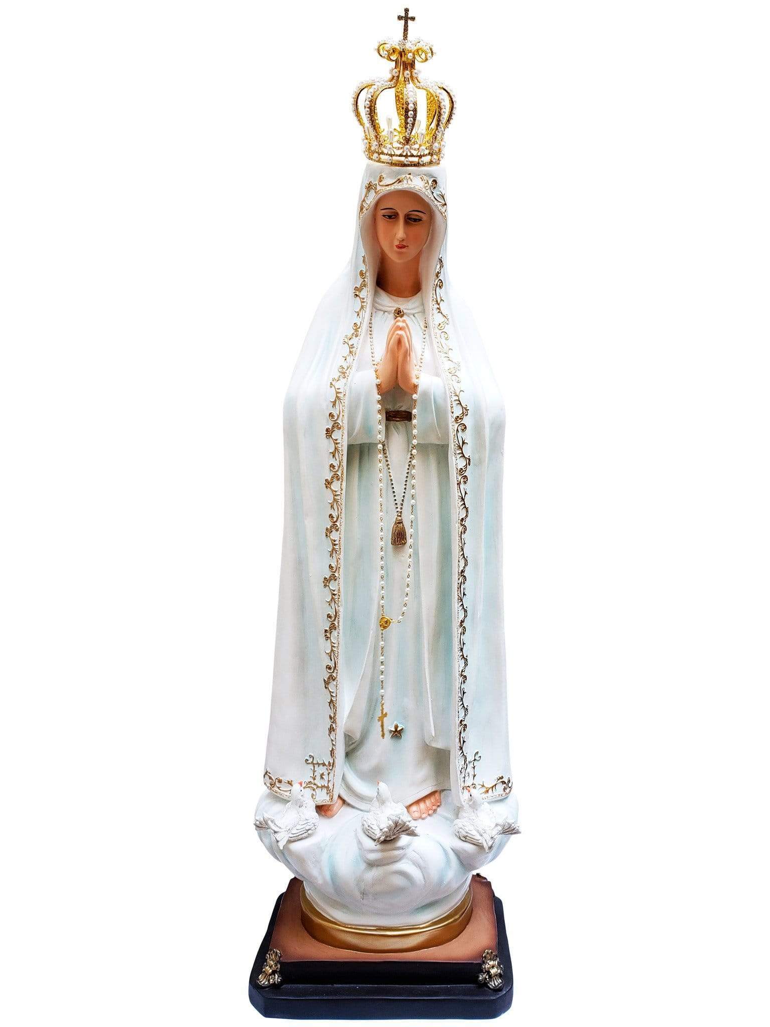 Imagem Nossa Senhora de Fátima 117 cm-TerraCotta Arte Sacra