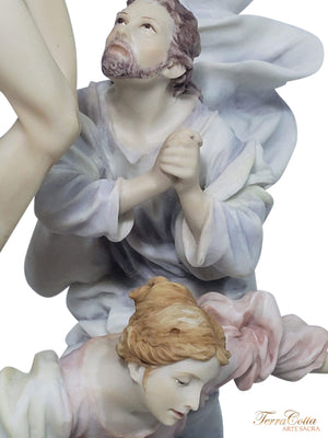 Imagem Obra Crucificação 31,5 cm-TerraCotta Arte Sacra
