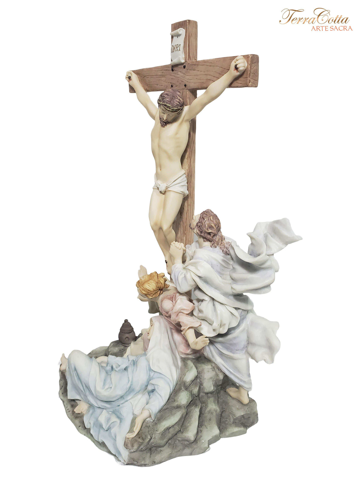 Imagem Obra Crucificação 31,5 cm-TerraCotta Arte Sacra