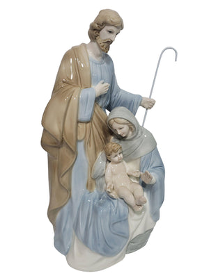 Imagem Sagrada Família em Porcelana 20 cm-TerraCotta Arte Sacra