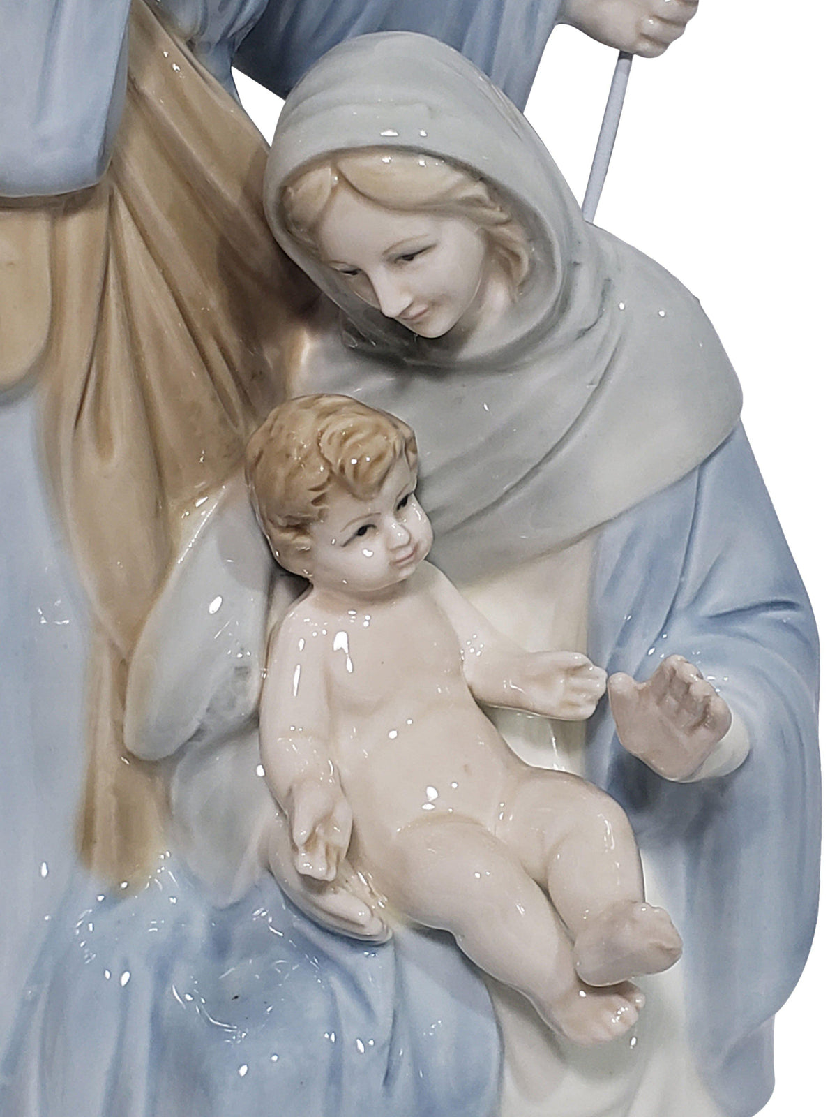 Imagem Sagrada Família em Porcelana 20 cm-TerraCotta Arte Sacra