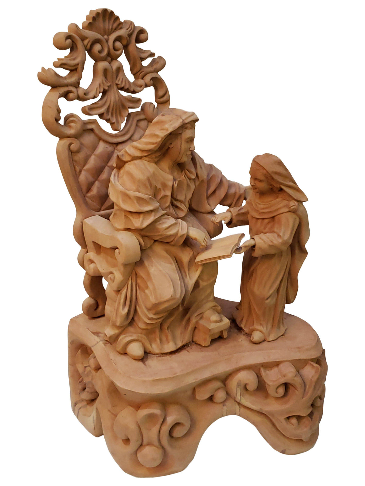 Imagem Santa Ana em Madeira-TerraCotta Arte Sacra