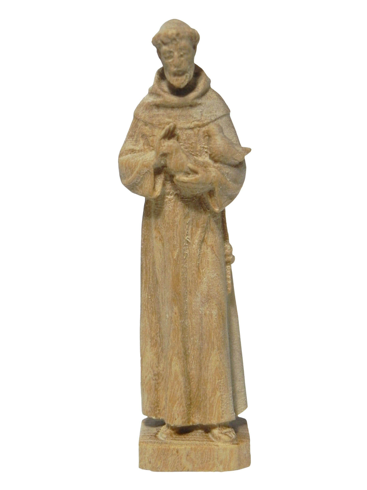 Imagem São Francisco de Madeira Natural 7 cm-TerraCotta Arte Sacra