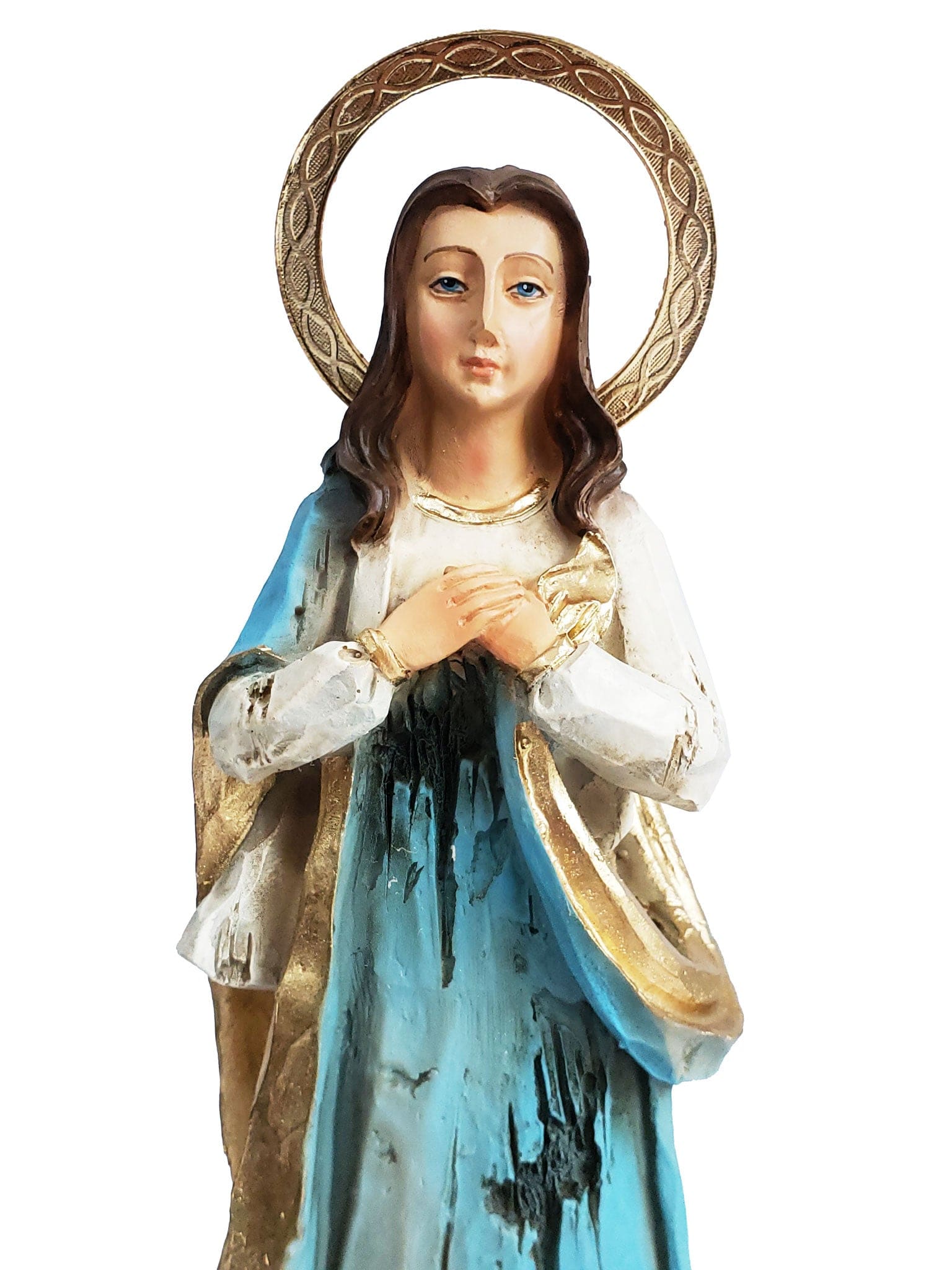 Imagem da Nossa Senhora da Conceição Barroca 30 cm-TerraCotta Arte Sacra