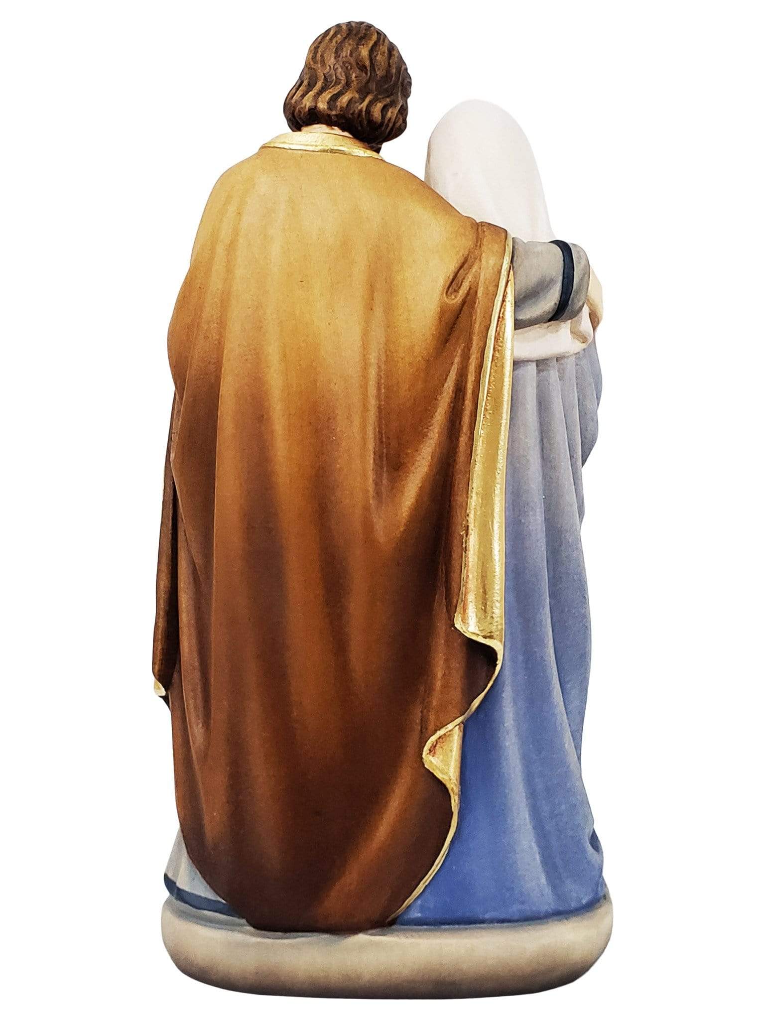Imagem da Sagrada Família de Madeira Italiana 32 cm-TerraCotta Arte Sacra