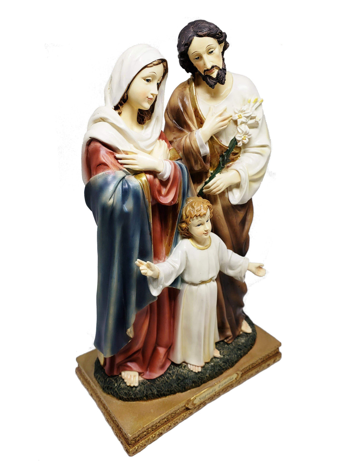 Imagem da Sagrada Família de Resina 20 cm-TerraCotta Arte Sacra