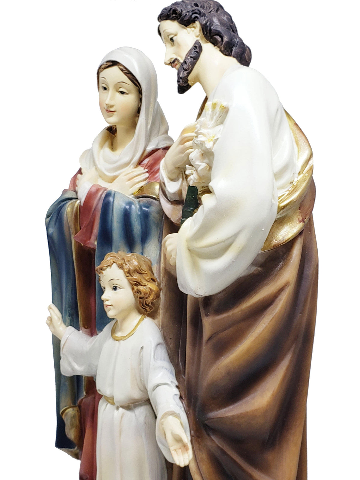 Imagem da Sagrada Família de Resina 20 cm-TerraCotta Arte Sacra