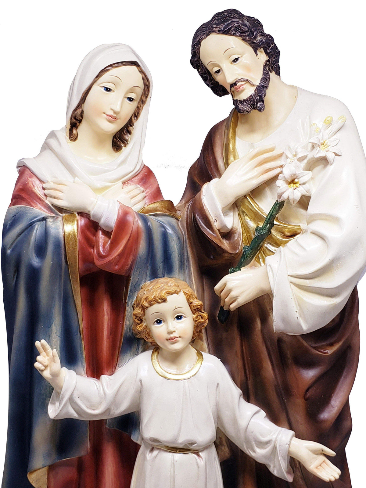 Imagem da Sagrada Família de Resina 20 cm-TerraCotta Arte Sacra