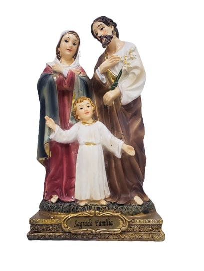 Imagem da Sagrada Família em Resina 13 cm-TerraCotta Arte Sacra