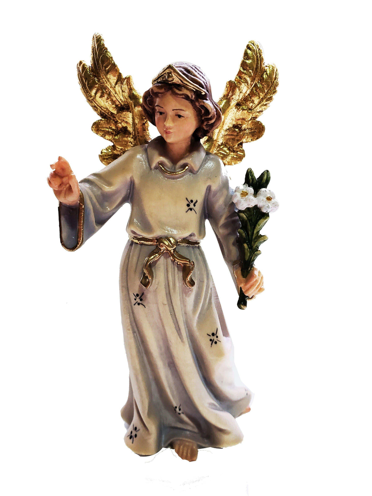 Imagem de Madeira Italiana Arcanjo Gabriel 16 cm-TerraCotta Arte Sacra