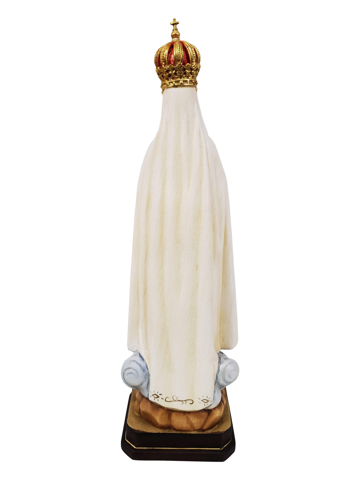 Imagem de Madeira Italiana Nossa Senhora de Fátima 34 cm-TerraCotta Arte Sacra