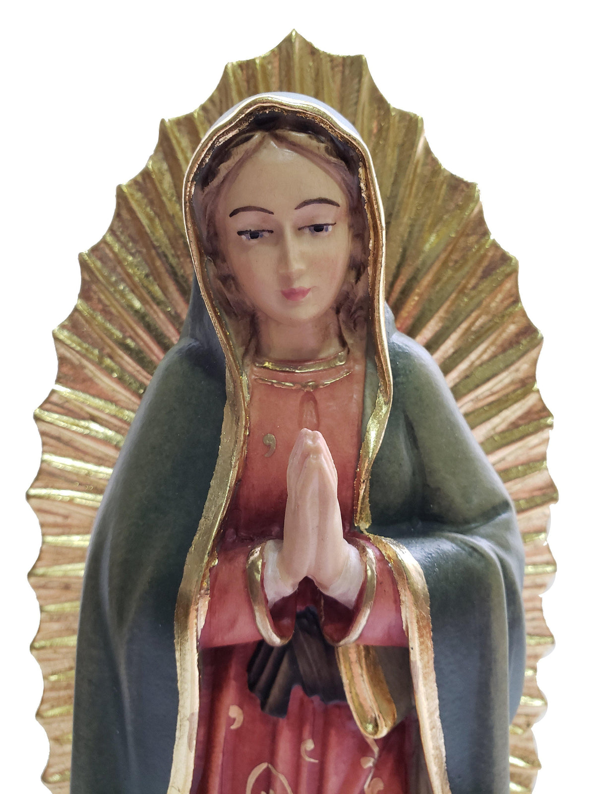 Imagem de Madeira Italiana Nossa Senhora de Guadalupe 20 cm-TerraCotta Arte Sacra