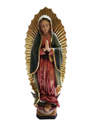 Imagem de Madeira Italiana Nossa Senhora de Guadalupe 30 cm-TerraCotta Arte Sacra