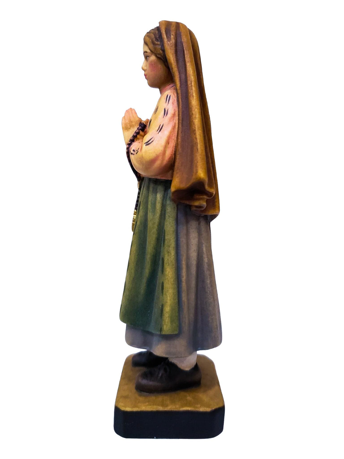 Imagem de Madeira Italiana Pastorinha Lúcia 12 cm-TerraCotta Arte Sacra