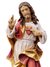 Imagem de Madeira Italiana Sagrado Coração de Jesus 20 cm-TerraCotta Arte Sacra