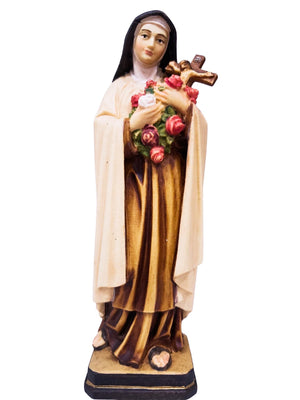 Imagem de Madeira Italiana Santa Terezinha 15 cm-TerraCotta Arte Sacra